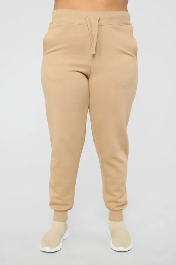Tapered Training Joggers - Stone