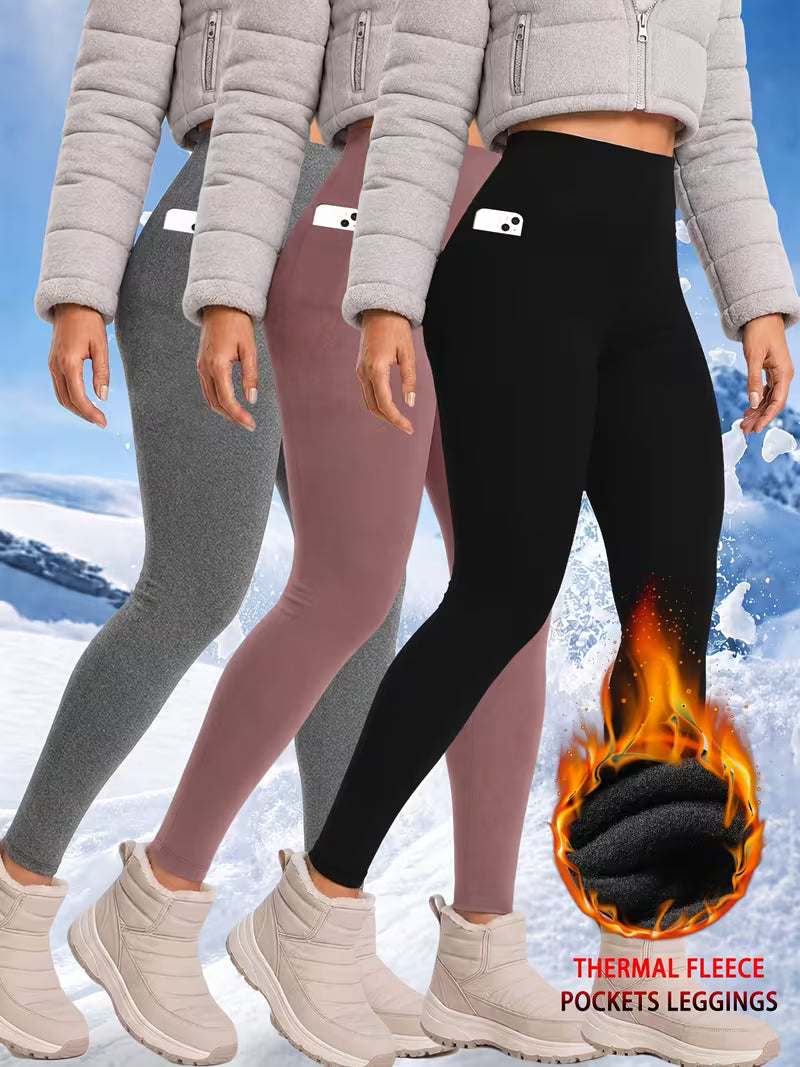 Thermal Winter Training Tights - Charcoal