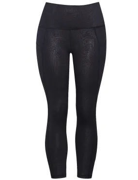 22" inseam 3D Printed Yoga Pants MAZE_yoga