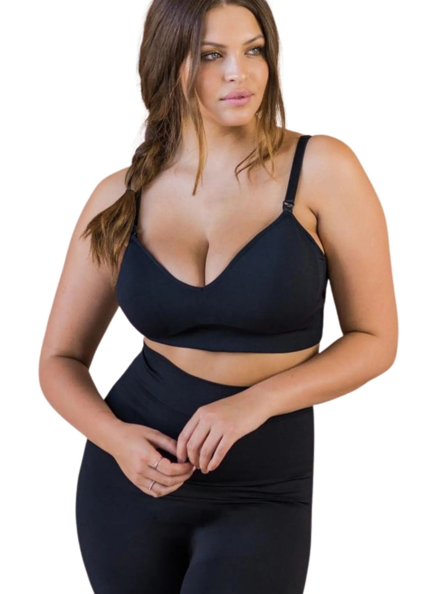 BLANQI Body Cooling Maternity & Nursing Bra - Black