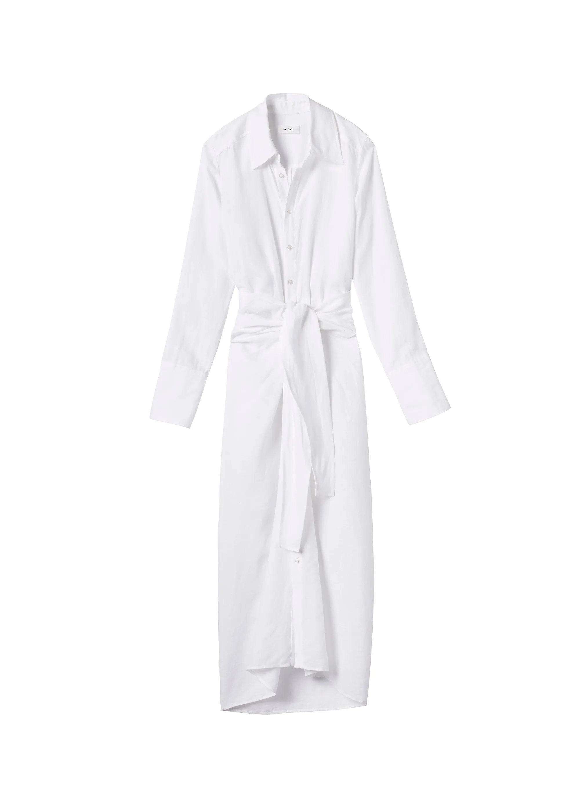 Carson Maxi Linen Shirtdress