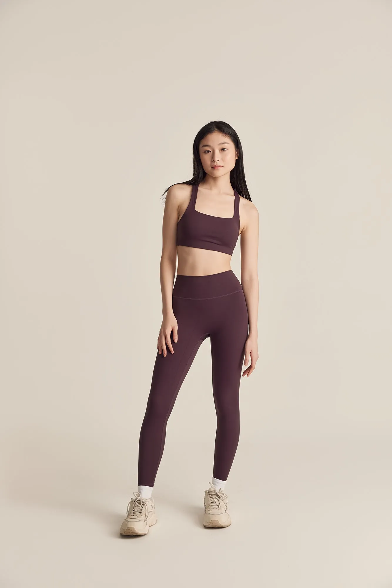 Classic Leggings (Full 24") in Grape