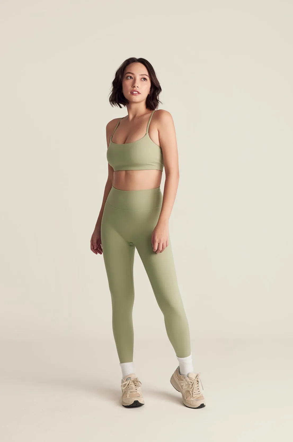 Classic Leggings (Full 24") in Matcha Latte