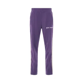 Classic Track Pants in Purple/White