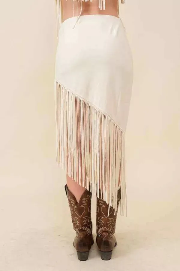 Country Kisses Suede Skirt