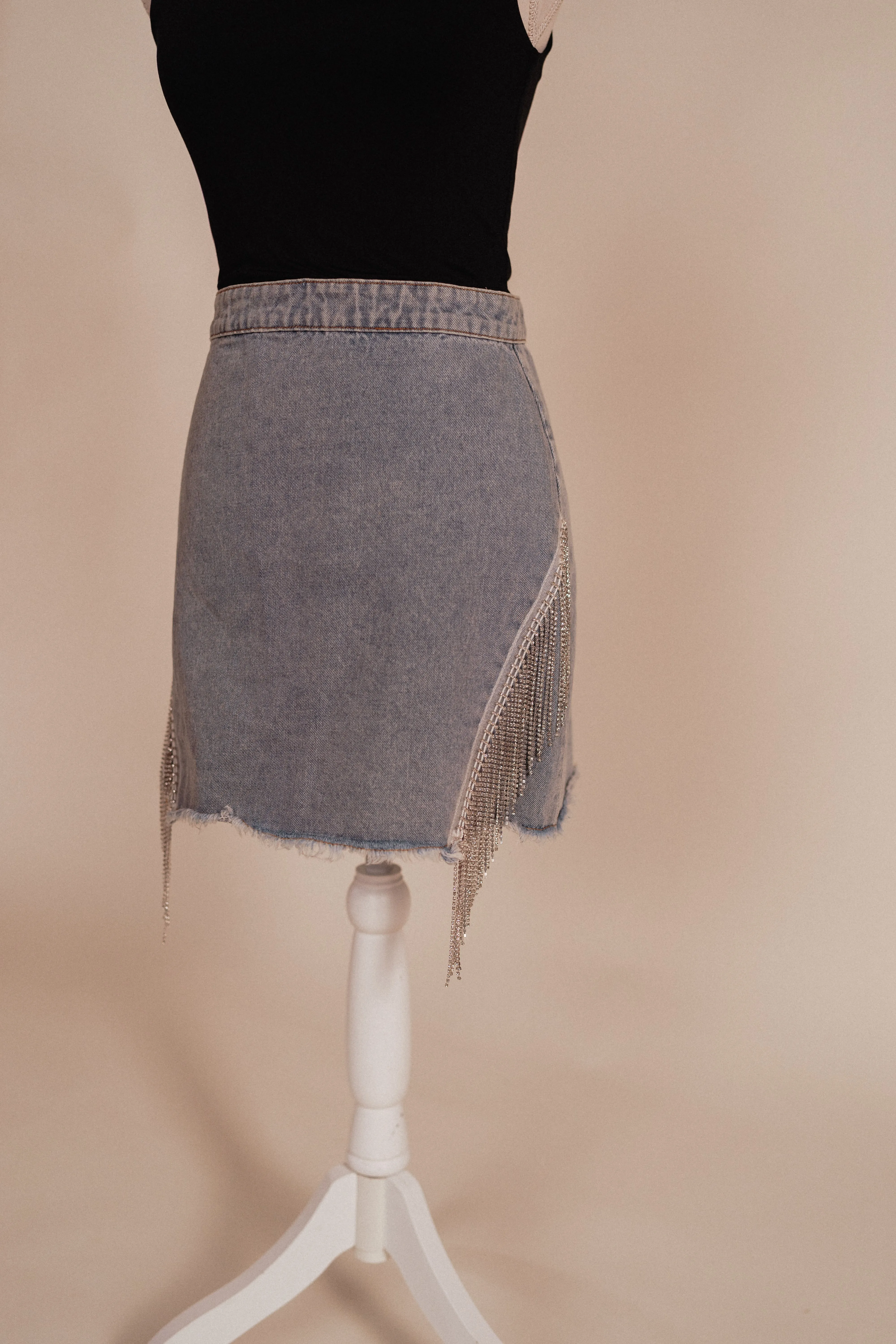 Denim Dazzle Skirt