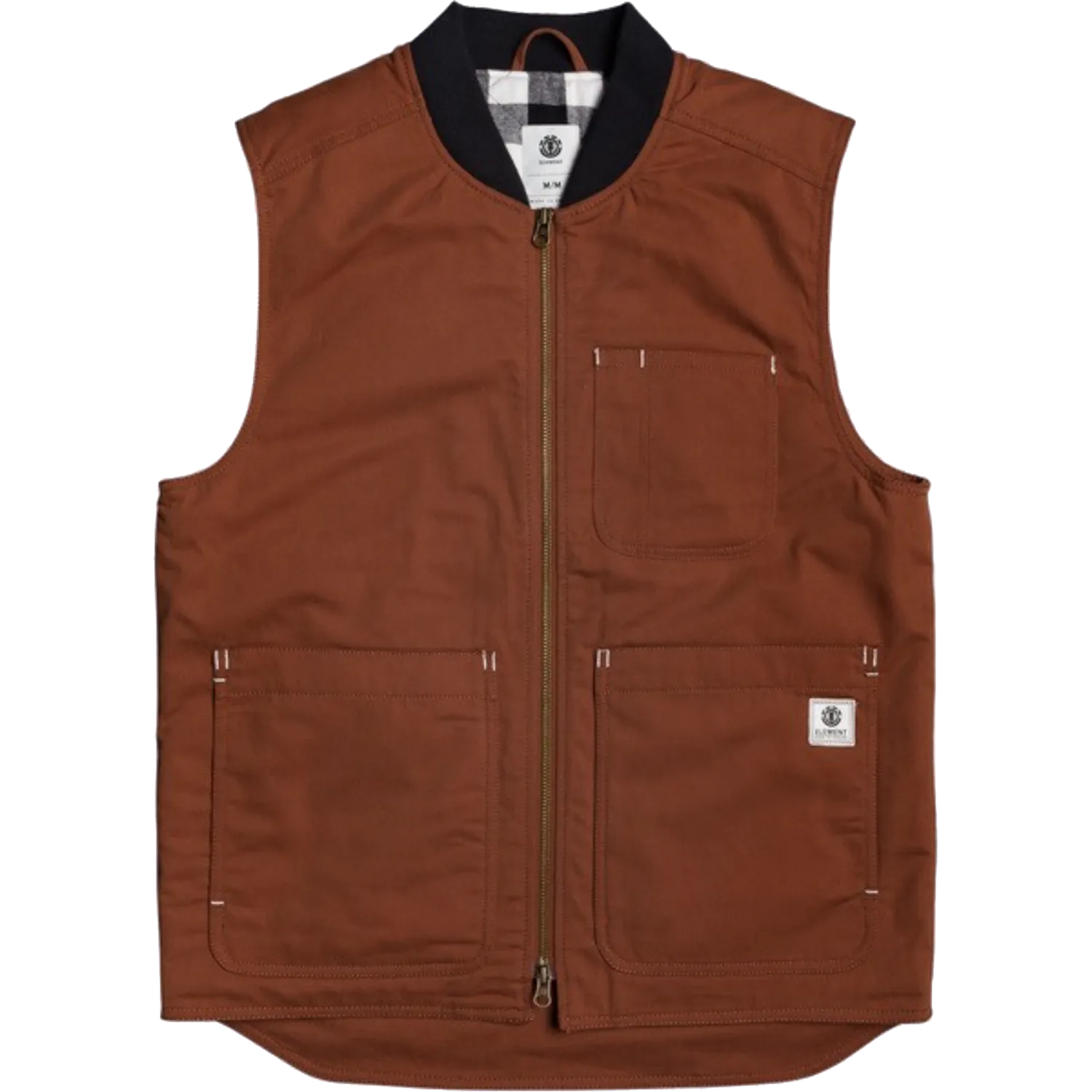 Element Craftman Vest Tortoise Shell