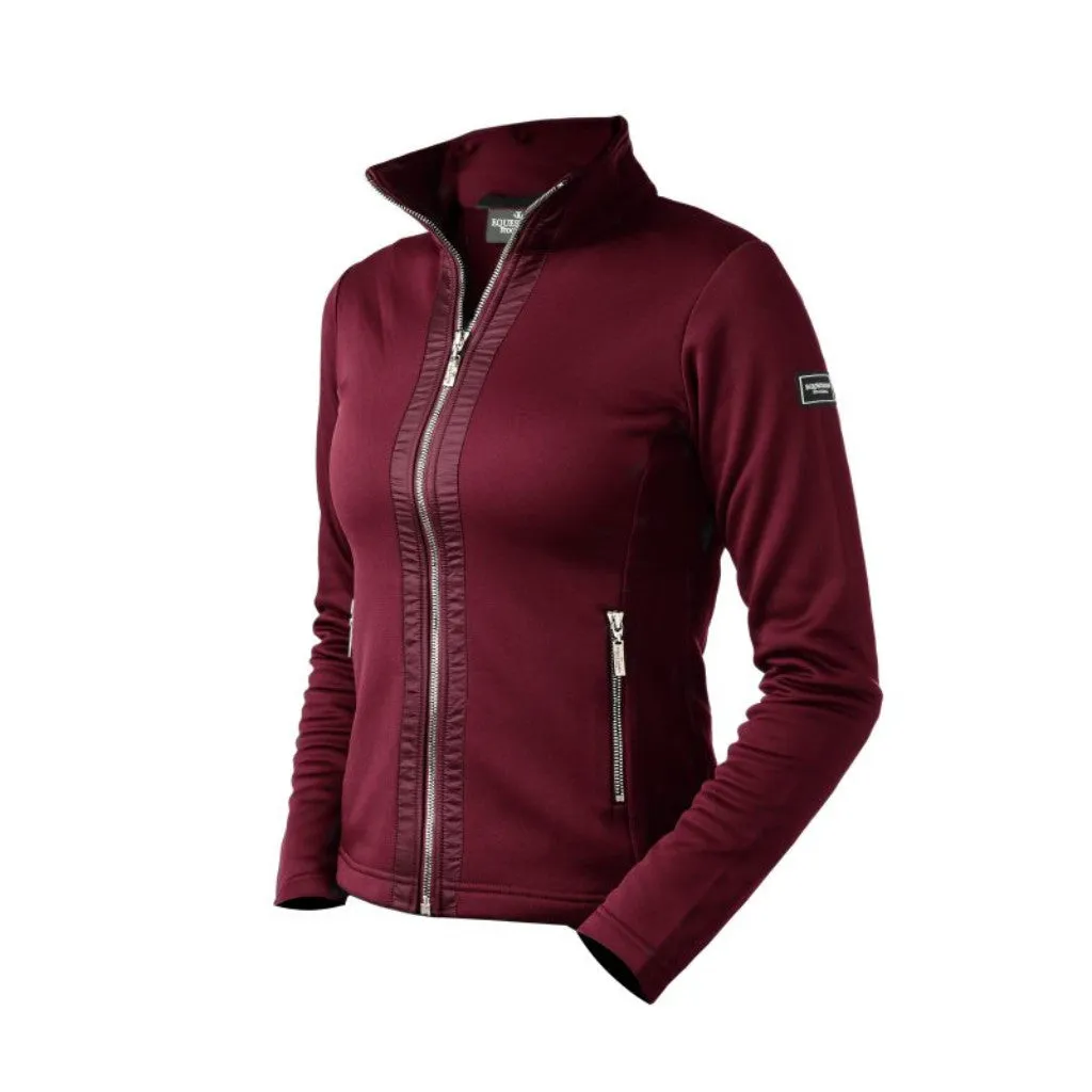 Equestrian Stockholm Fleece Jacket - Bordeaux