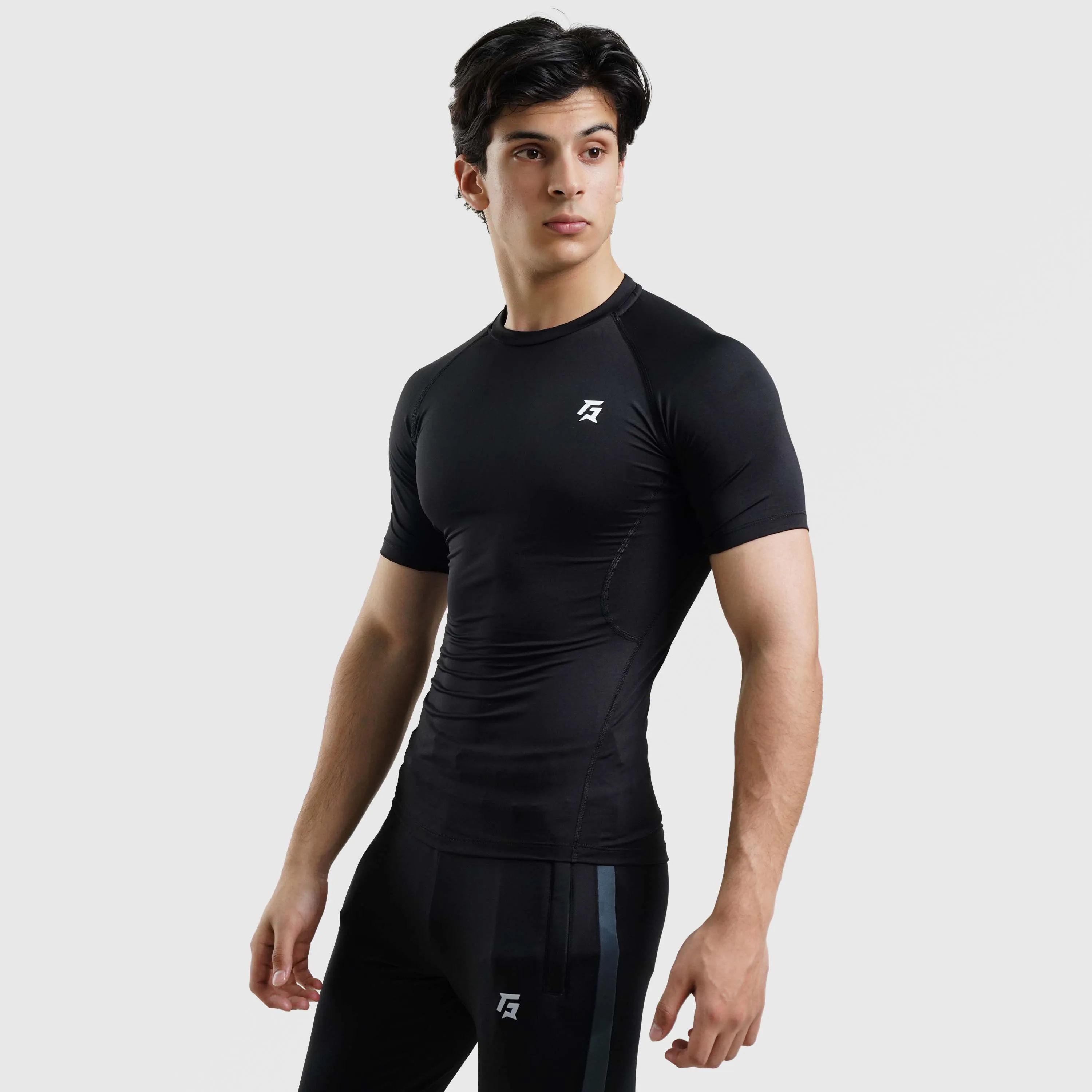 GA Compression Short Sleeves (Black)