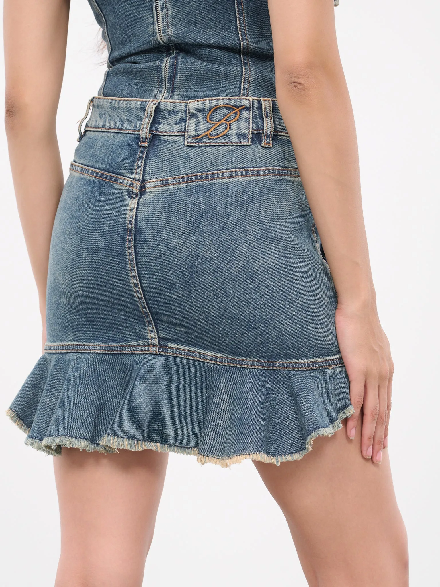 Jean Cargo Skirt (2-2J099A-N0631-ALLURE)