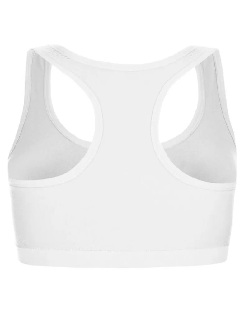 Me Moi White Racerback Beginner's Bra 2 Pack