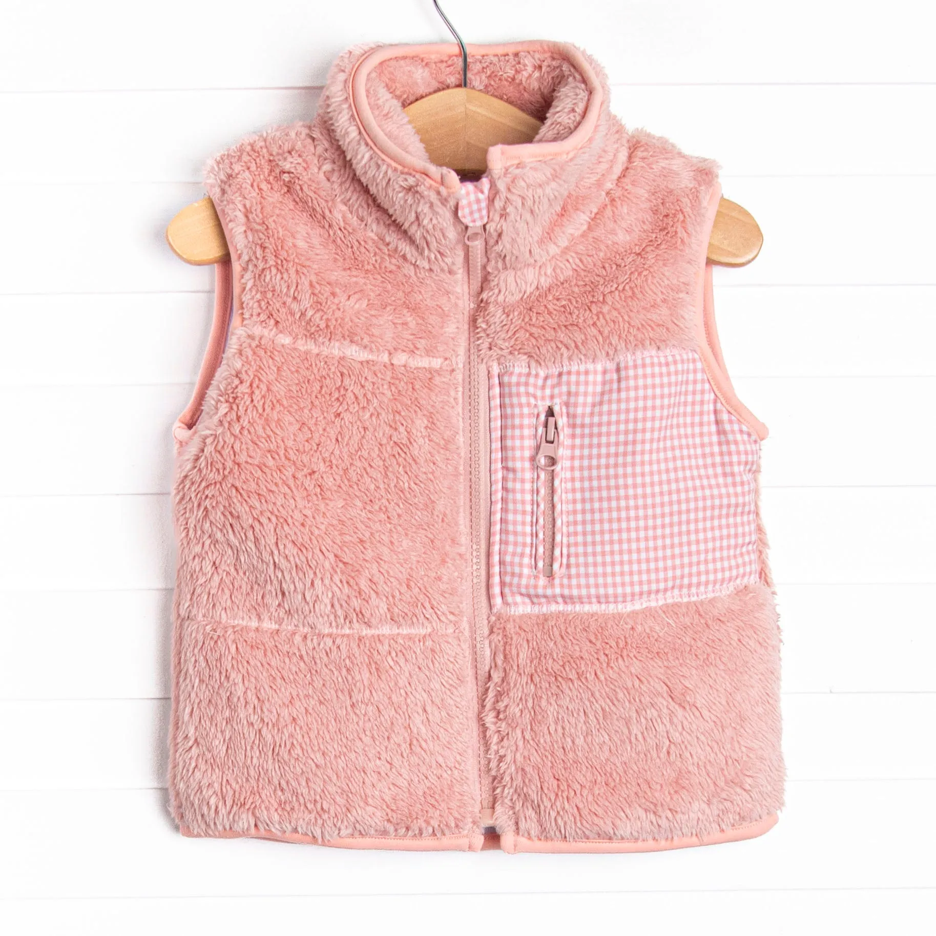 Morgan Monochrome Vest, Pink