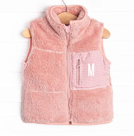 Morgan Monochrome Vest, Pink