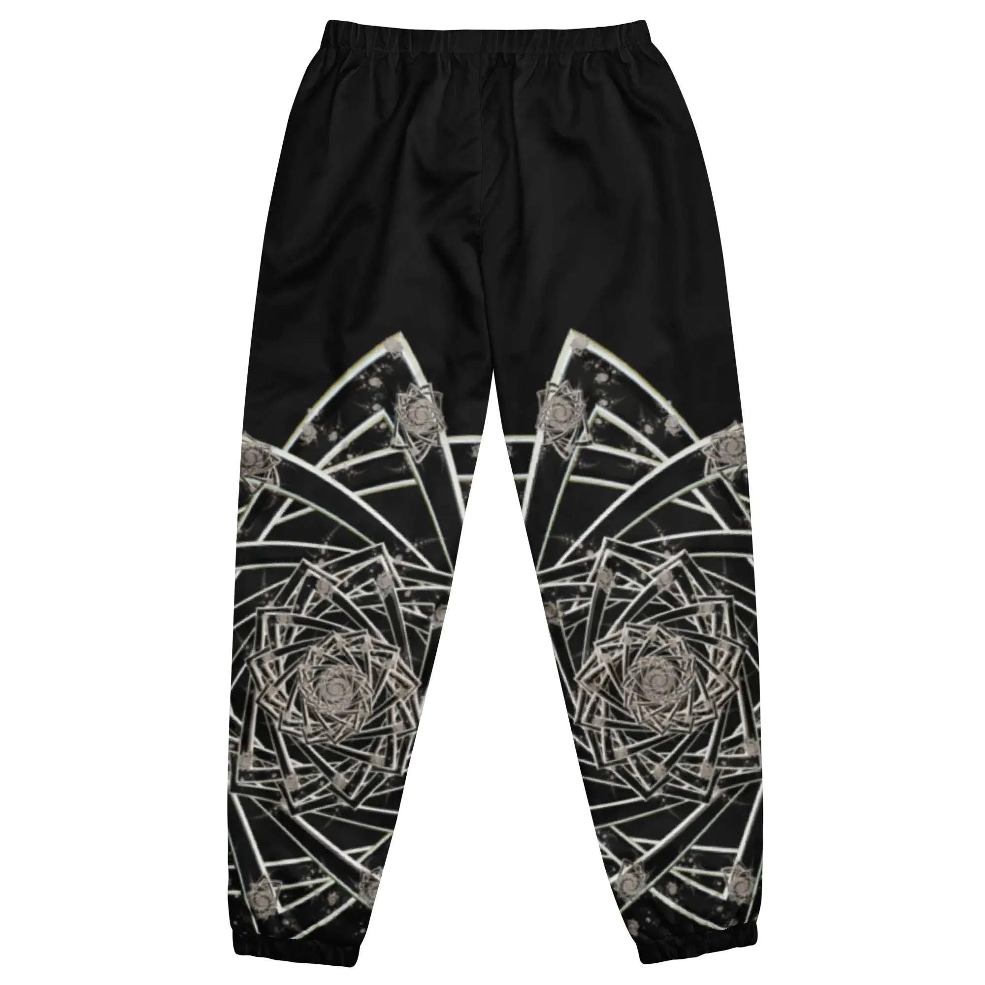 "Black Topological Rose " - Unisex Track Pants