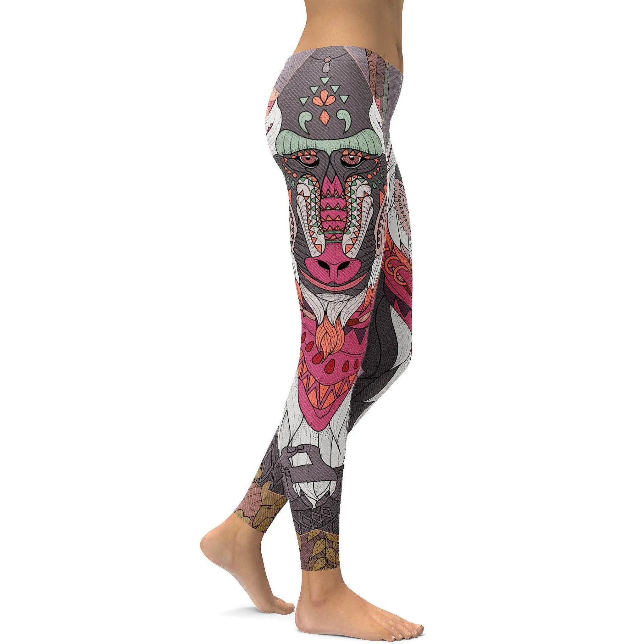 Rafiki Inspired Wise Baboon Yoga Leggings