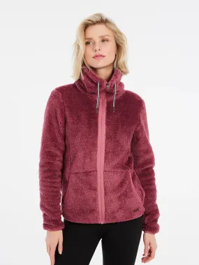 Riri Fleece zip up - Rose Dust