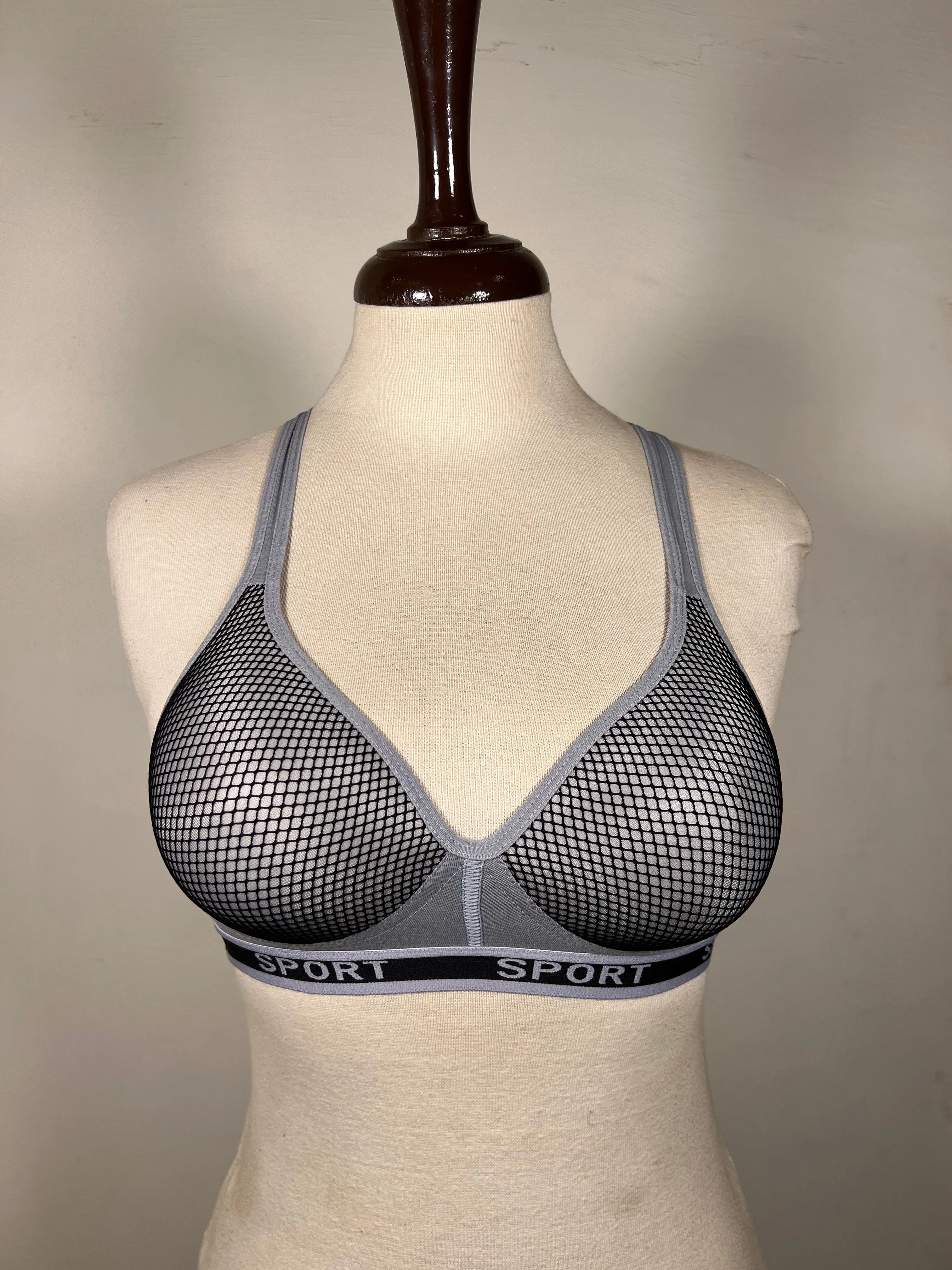 Rose Gold Sports Back Padded Bra