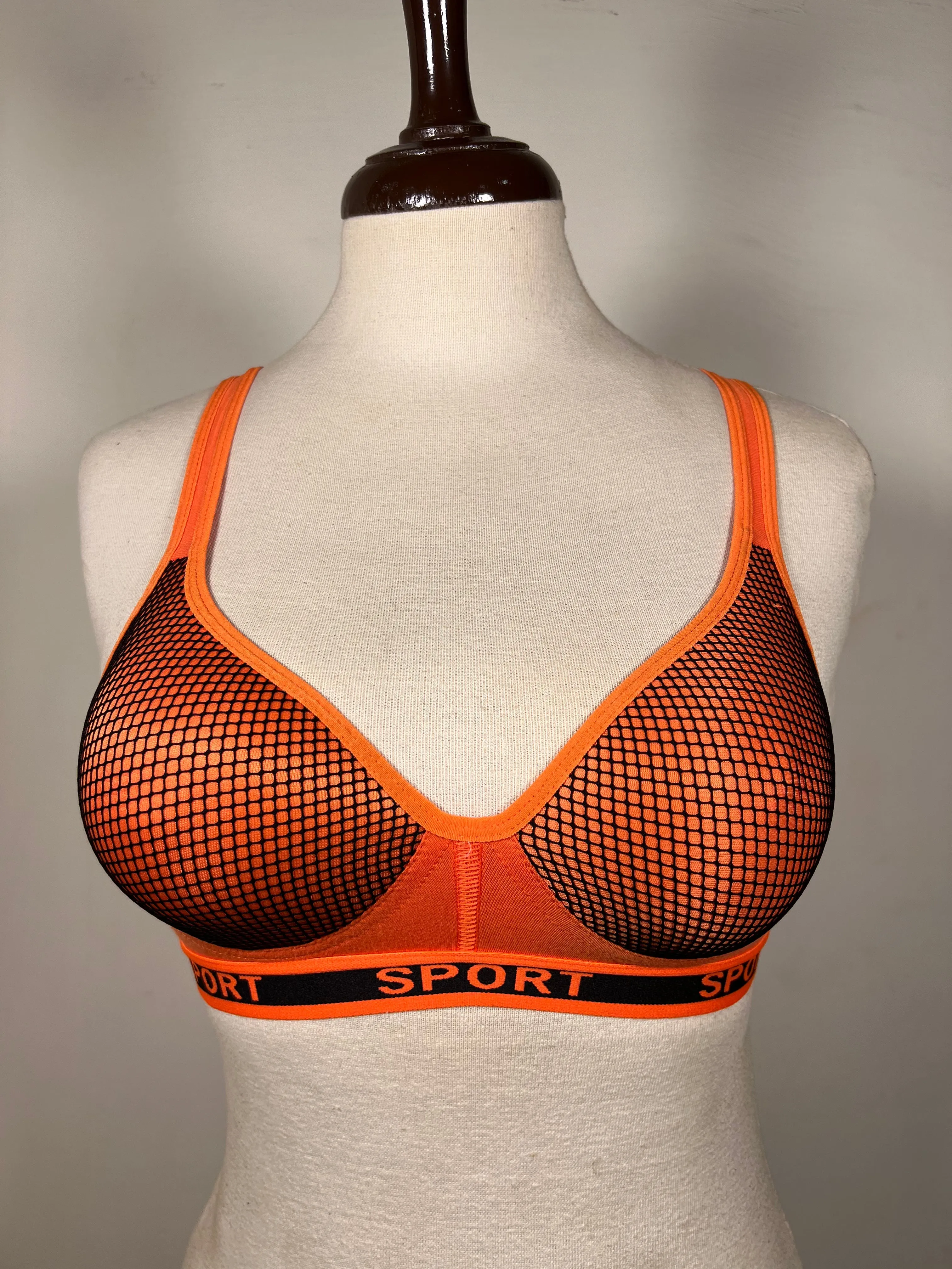 Rose Gold Sports Back Padded Bra