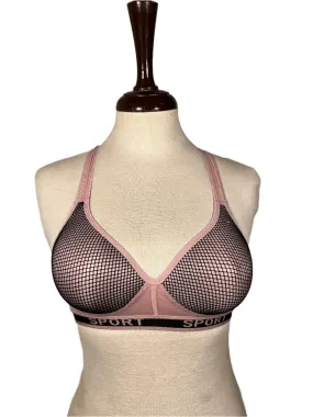 Rose Gold Sports Back Padded Bra