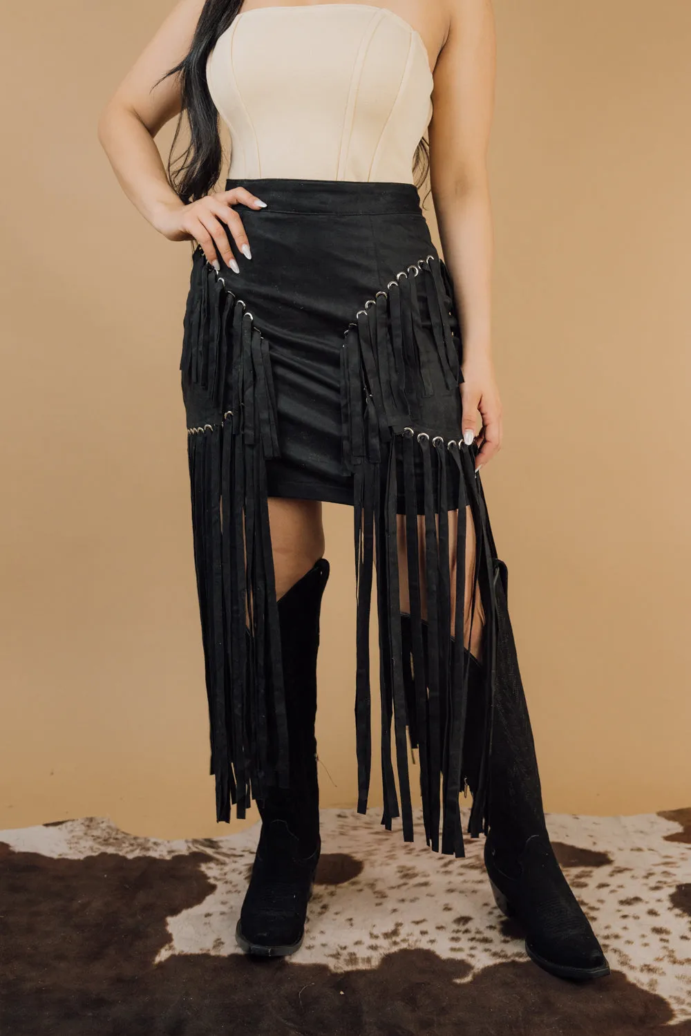 The Emiliana Fringe Skirt JJ