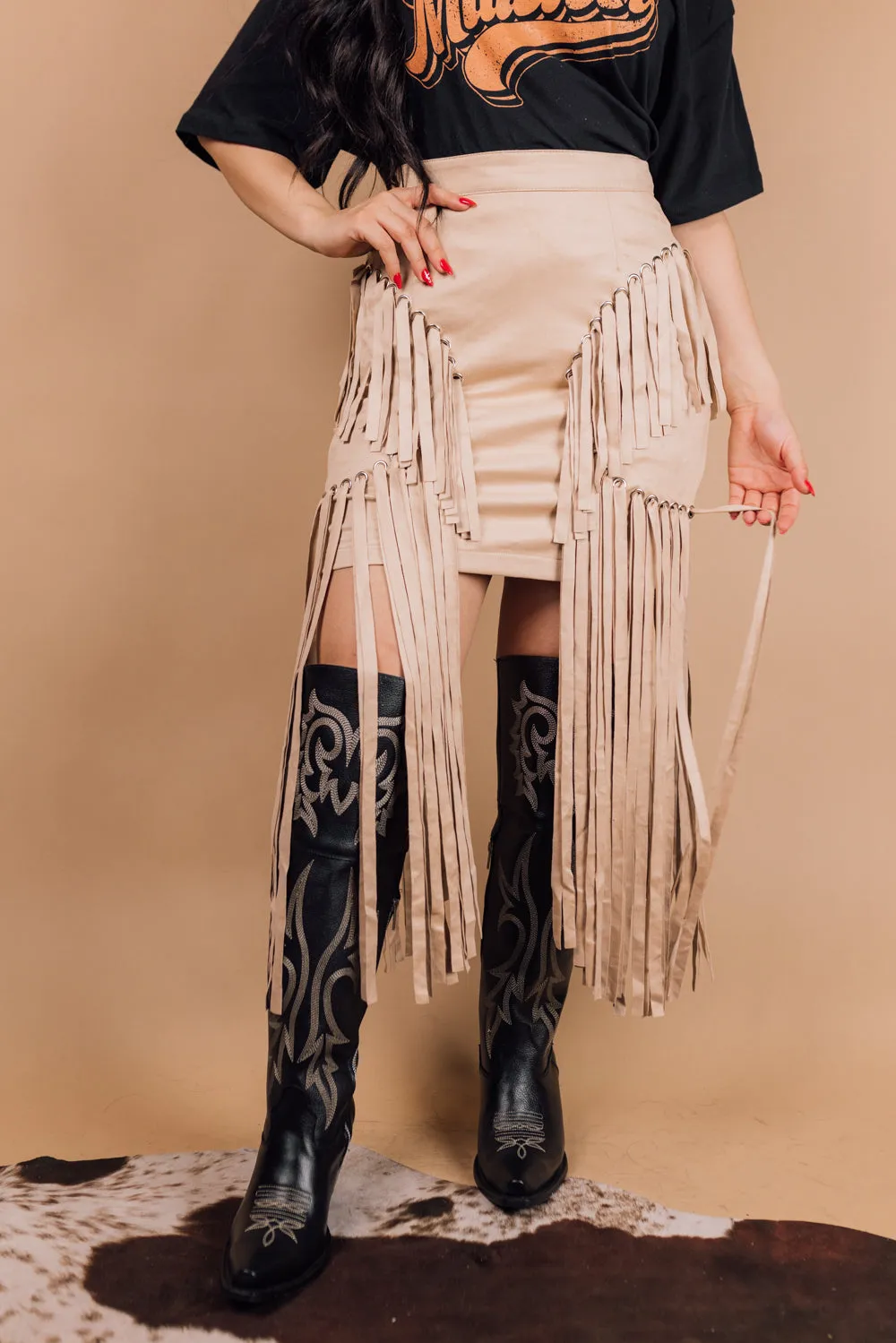 The Emiliana Fringe Skirt JJ