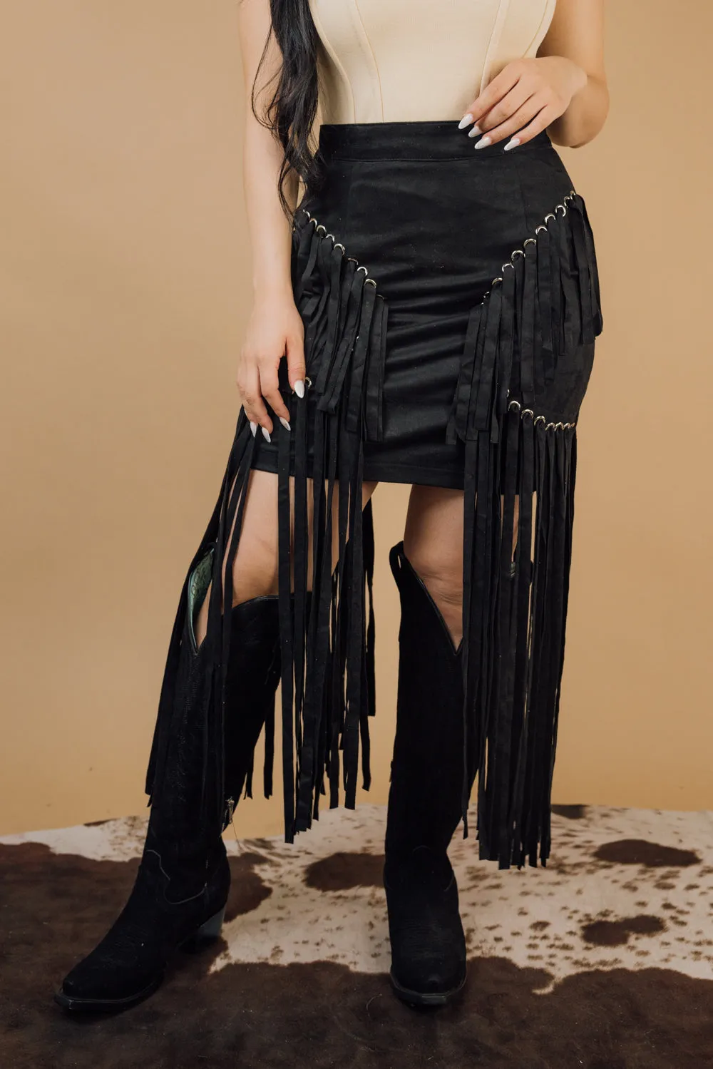 The Emiliana Fringe Skirt JJ