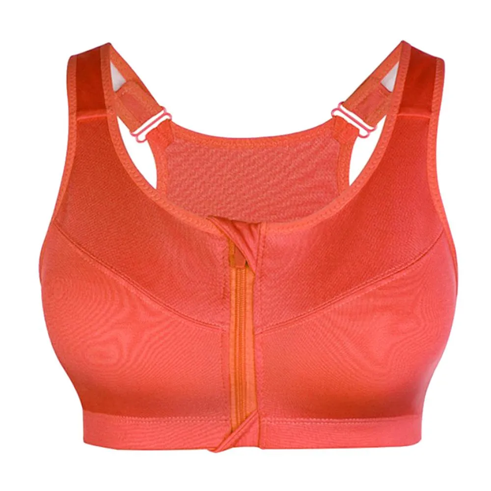 Women Front Zipper Sports Bras