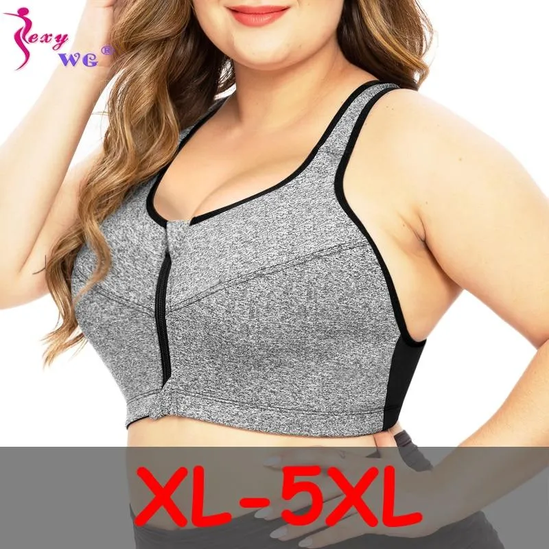 Women Zipper Sports Bra