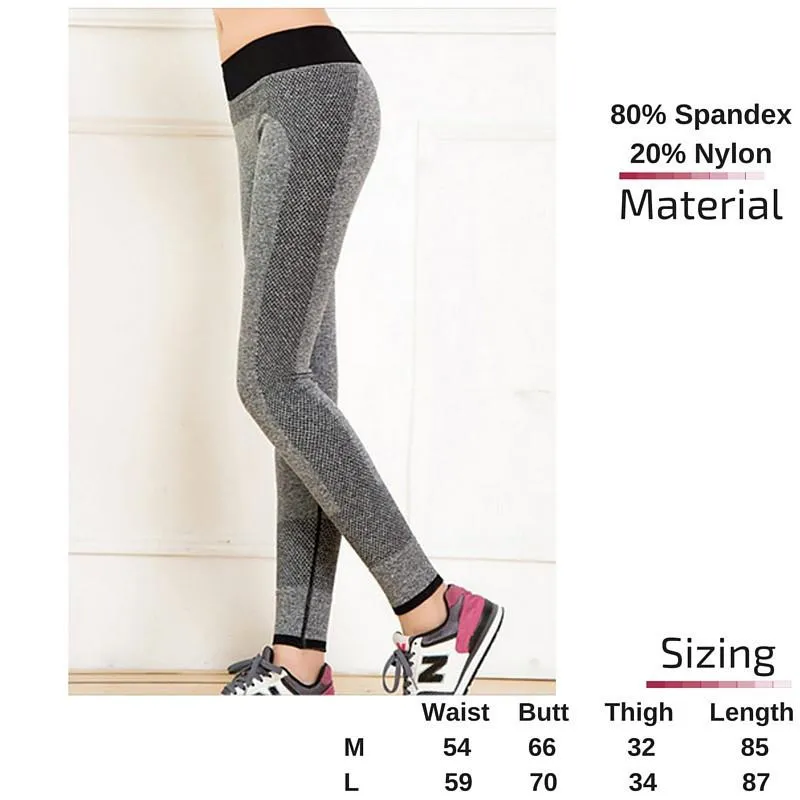 Women's Breathable Active Workout Capri Leggings Pants